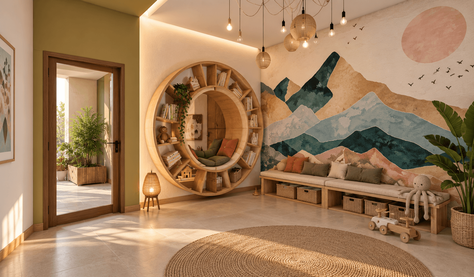 Interior infantil del proyecto Ameghino